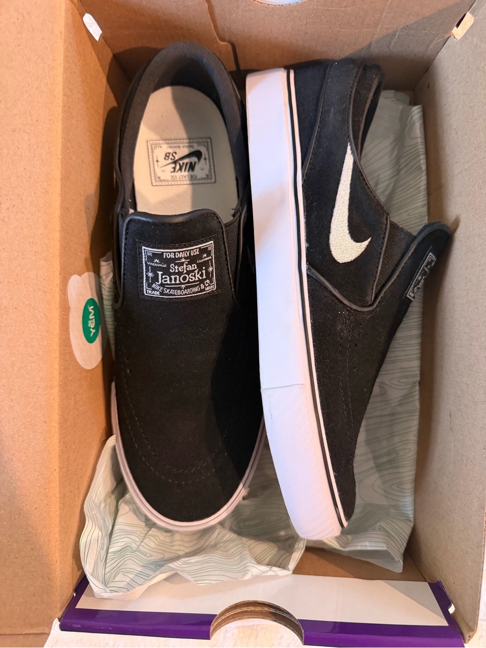 Nike Stefan Janoski Slip-On Men's (or Skate Shoes - Black